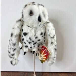 Folkmanis Snowy Owl Puppet Plush Toy Realistic Hand Puppet